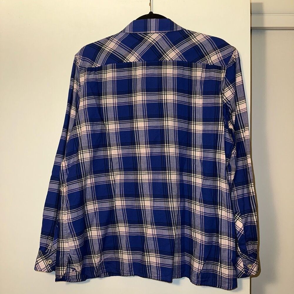 Talbots Petite Xlp Collared Ls Button Womens Down… - image 5